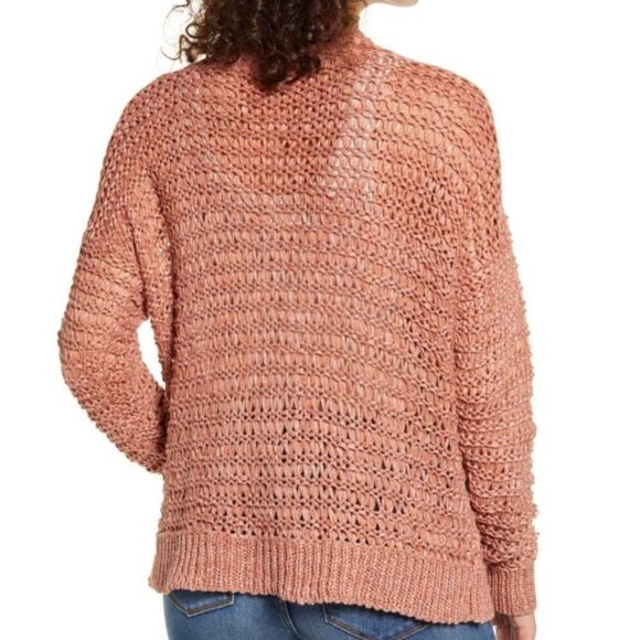 Cotton Emporium Open Stitch Cardigan Size Medium - Picture 2 of 12